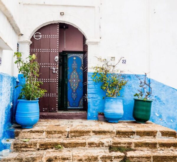 from tangier, day trip to chefchaouen and akchour waterfalls
