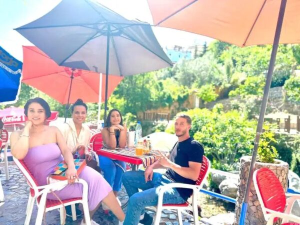 from tangier, day trip to chefchaouen and akchour waterfalls